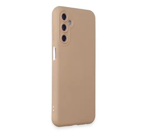 Samsung Galaxy M34 5G Kılıf Nano içi Kadife Silikon - Pudra