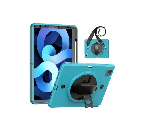Apple iPad Pro 11 (2020) Kılıf Strap-C Otterbox Tablet Kapak - Mavi