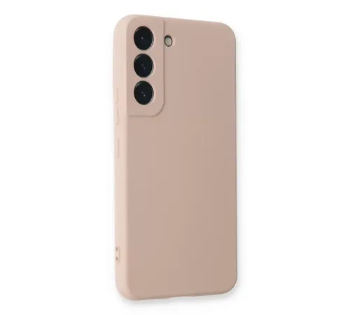 Samsung Galaxy S23 Kılıf Nano içi Kadife Silikon - Pudra