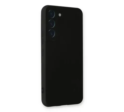 Samsung Galaxy S23 Plus Kılıf Nano içi Kadife Silikon - Siyah