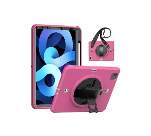 Apple iPad Pro 11 (2020) Kılıf Strap-C Otterbox Tablet Kapak - Pembe