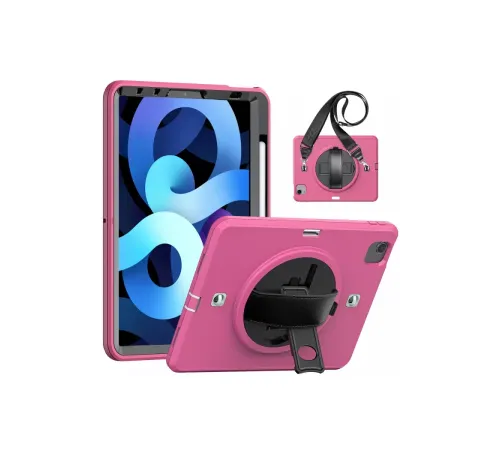 Apple iPad Pro 11 (2020) Kılıf Strap-C Otterbox Tablet Kapak - Pembe