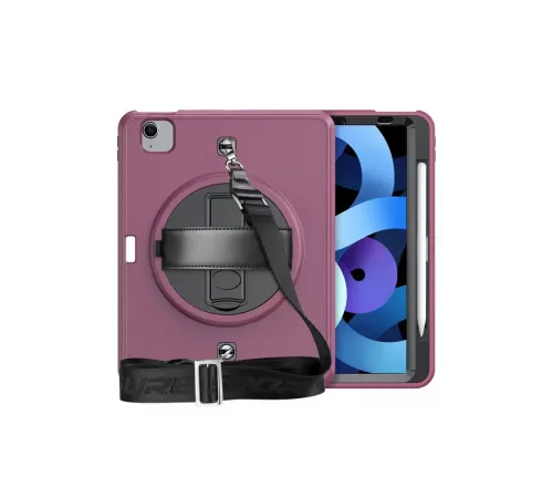 Apple iPad Pro 11 (2020) Kılıf Strap-C Otterbox Tablet Kapak - Mürdüm