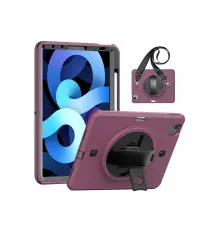 Apple iPad Pro 11 (2020) Kılıf Strap-C Otterbox Tablet Kapak - Mürdüm