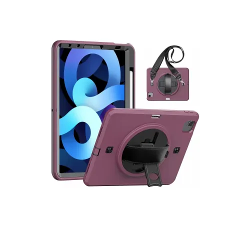 Apple iPad Pro 11 (2020) Kılıf Strap-C Otterbox Tablet Kapak - Mürdüm
