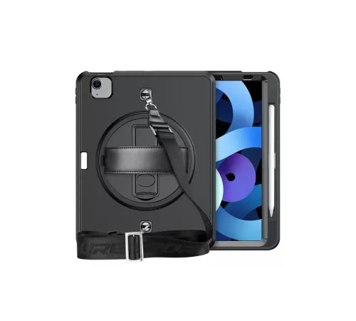 Apple iPad Pro 11 (2020) Kılıf Strap-C Otterbox Tablet Kapak - Siyah