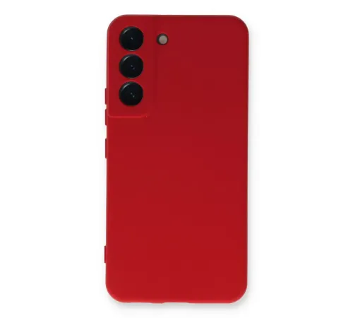 Samsung Galaxy S23 Plus Kılıf Nano içi Kadife Silikon - Kırmızı