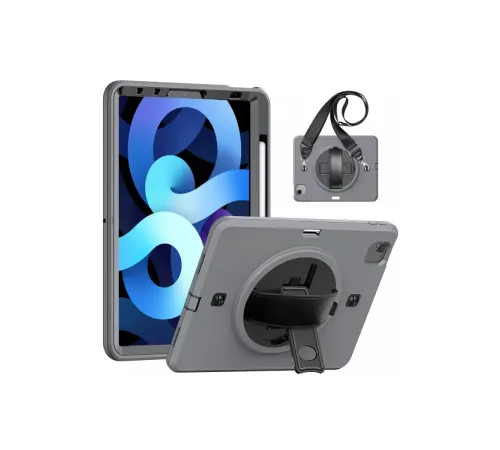 Apple iPad Pro 11 (2020) Kılıf Strap-C Otterbox Tablet Kapak - Gri