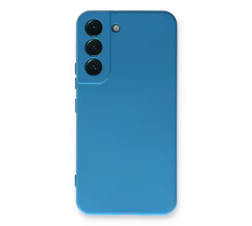 Samsung Galaxy S23 Plus Kılıf Nano içi Kadife Silikon - Mavi