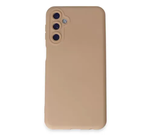 Samsung Galaxy M14 5G Kılıf Nano içi Kadife Silikon - Pudra