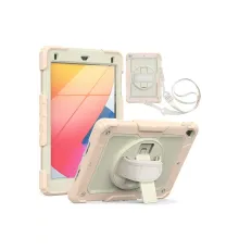 Apple iPad 5 Air 9.7 Kılıf Strap New Tablet Kapak - Pembe
