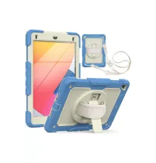 Apple iPad 5 Air 9.7 Kılıf Strap New Tablet Kapak - Mavi