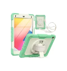 Apple iPad 5 Air 9.7 Kılıf Strap New Tablet Kapak - Yeşil