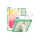 Apple iPad 5 Air 9.7 Kılıf Strap New Tablet Kapak - Yeşil