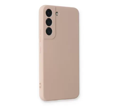 Samsung Galaxy S23 Plus Kılıf Nano içi Kadife Silikon - Pudra