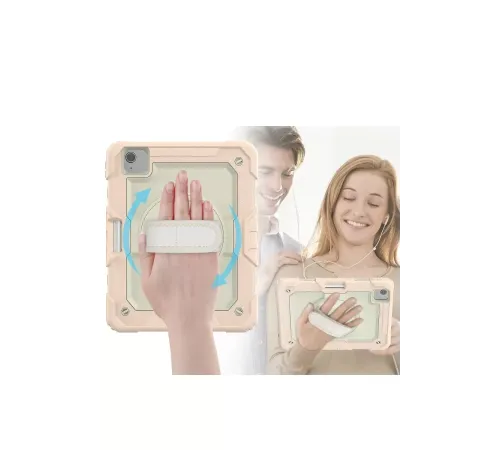 Apple iPad Pro 11 (2020) Kılıf Strap New Tablet Kapak - Pembe