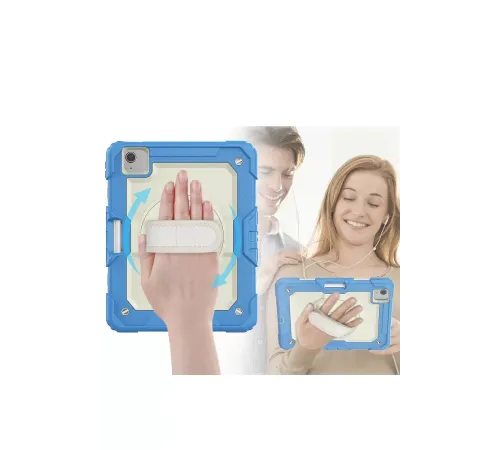Apple iPad Pro 11 (2020) Kılıf Strap New Tablet Kapak - Mavi