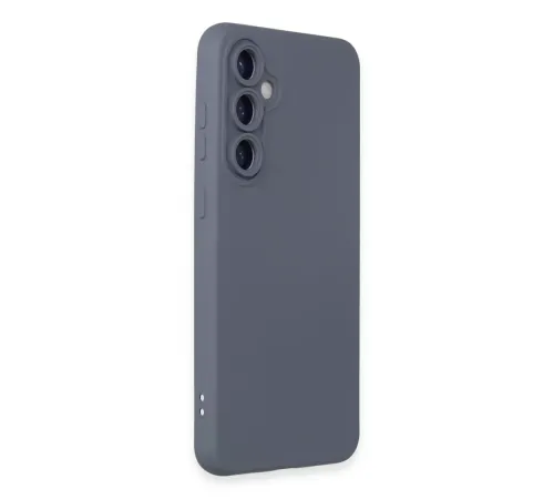 Samsung Galaxy S24 Kılıf Nano içi Kadife Silikon - Gri
