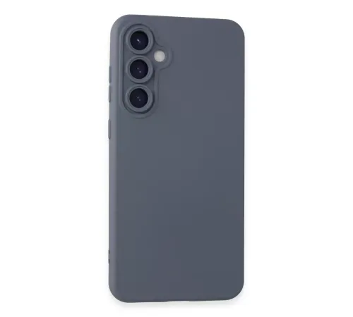 Samsung Galaxy S24 Kılıf Nano içi Kadife Silikon - Gri
