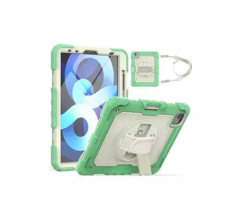 Apple iPad Pro 11 (2020) Kılıf Strap New Tablet Kapak - Yeşil