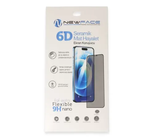 Realme C55 6D Antistatik Mat Seramik Hayalet Nano Ekran Koruyucu