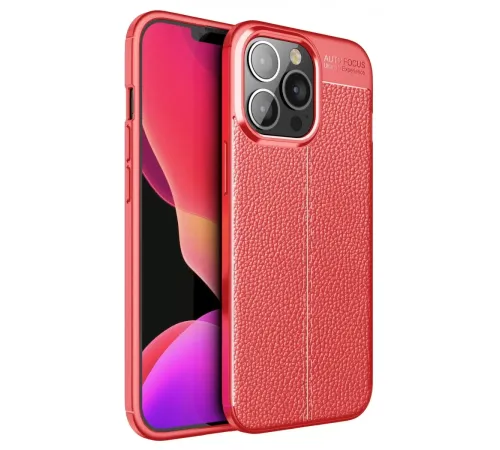Apple iPhone 13 Pro Kılıf Auto Focus Kapak - Kırmızı