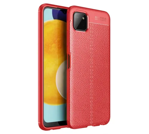 Samsung Galaxy A22 Kılıf Auto Focus Kapak - Kırmızı
