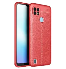 Realme C25 Kılıf Auto Focus Kapak - Kırmızı
