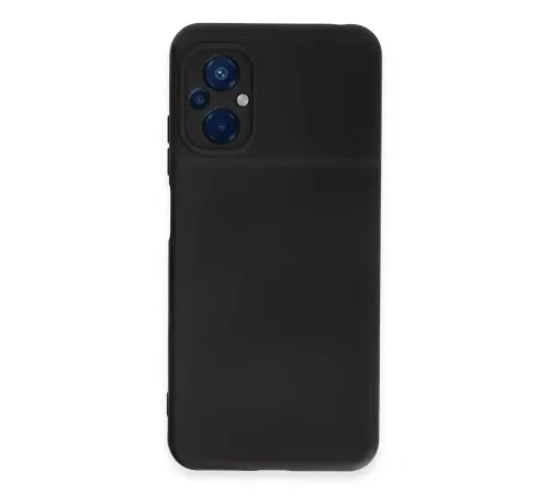 Xiaomi Poco M5 Kılıf Nano içi Kadife Silikon - Siyah