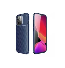 Apple iPhone 13 Pro Kılıf Auto Focus Karbon Kapak - Lacivert