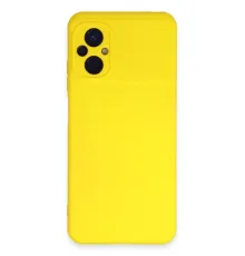Xiaomi Poco M5 Kılıf Nano içi Kadife Silikon - Sarı