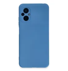 Xiaomi Poco M5 Kılıf Nano içi Kadife Silikon - Mavi