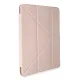 Xiaomi Pad 6 Kılıf Kalemlikli Mars Tablet Kılıfı - Rose Gold