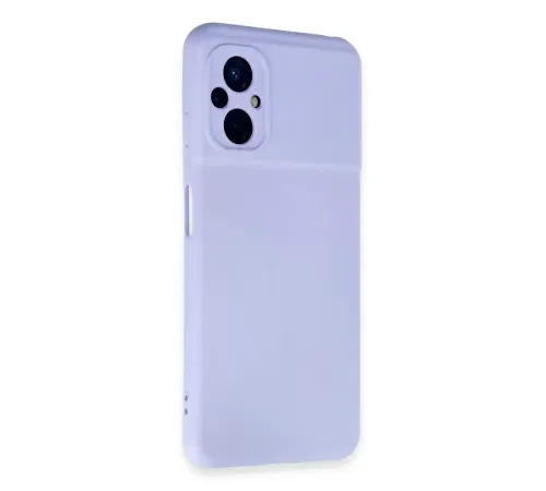 Xiaomi Poco M5 Kılıf Nano içi Kadife Silikon - Lila