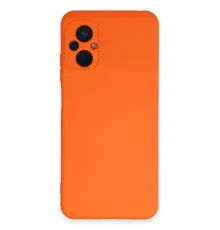 Xiaomi Poco M5 Kılıf Nano içi Kadife Silikon - Turuncu