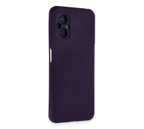 Xiaomi Poco M5 Kılıf Nano içi Kadife Silikon - Mor
