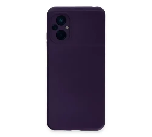Xiaomi Poco M5 Kılıf Nano içi Kadife Silikon - Mor