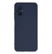 Xiaomi Poco M5 Kılıf Nano içi Kadife Silikon - Lacivert