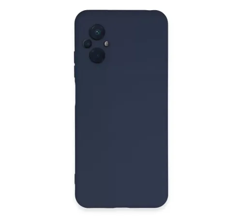 Xiaomi Poco M5 Kılıf Nano içi Kadife Silikon - Lacivert