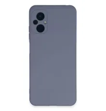 Xiaomi Poco M5 Kılıf Nano içi Kadife Silikon - Gri