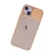 Apple iPhone 13 Kılıf Palm Buzlu Kamera Sürgülü Silikon - Pembe