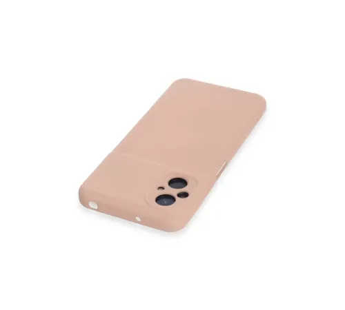 Xiaomi Poco M5 Kılıf Nano içi Kadife Silikon - Pudra