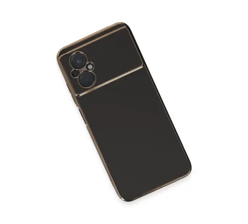 Xiaomi Poco M5 Kılıf Volet Silikon - Siyah