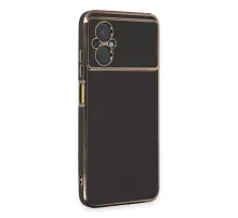 Xiaomi Poco M5 Kılıf Volet Silikon - Siyah