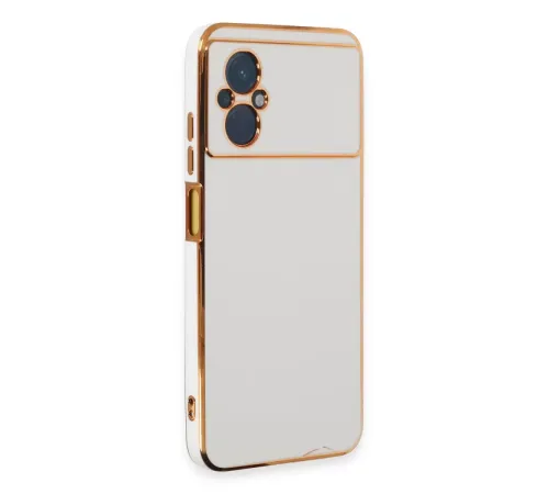Xiaomi Poco M5 Kılıf Volet Silikon - Beyaz