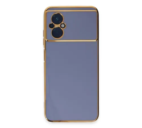 Xiaomi Poco M5 Kılıf Volet Silikon - Mavi