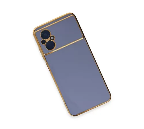 Xiaomi Poco M5 Kılıf Volet Silikon - Mavi