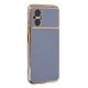 Xiaomi Poco M5 Kılıf Volet Silikon - Mavi