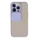 Apple iPhone 13 Pro Kılıf Palm Buzlu Kamera Sürgülü Silikon - Lila