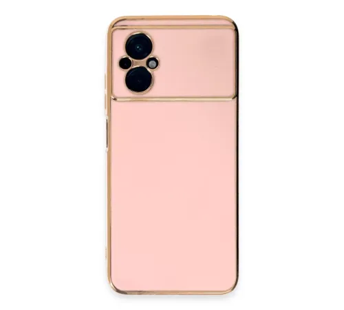Xiaomi Poco M5 Kılıf Volet Silikon - Pembe